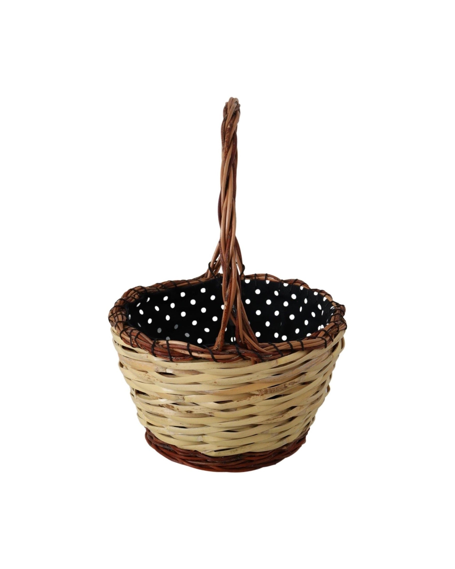 Dolce & Gabbana Beige Chic Wicker Basket Tote Bag Glam Steals