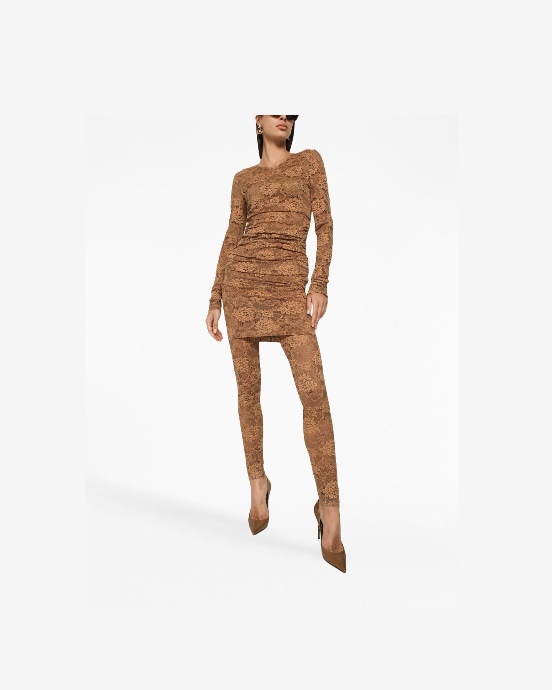 Dolce & Gabbana Beige Dress Glam Steals