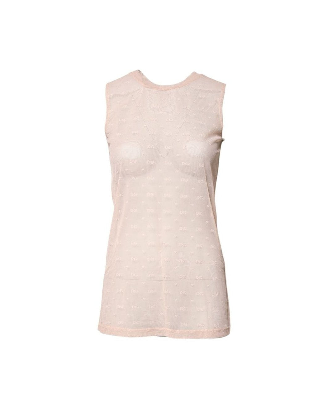 Dolce & Gabbana Beige Nylon Blouse Glam Steals