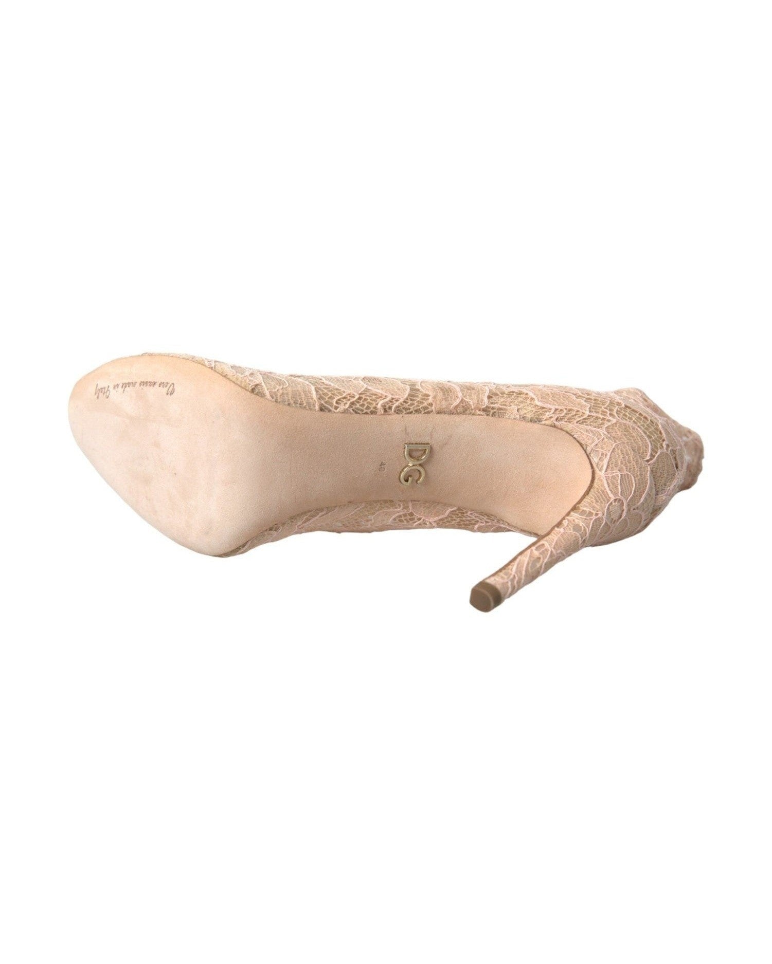 Dolce & Gabbana Beige Stretch Taormina Lace Boots Shoes Glam Steals