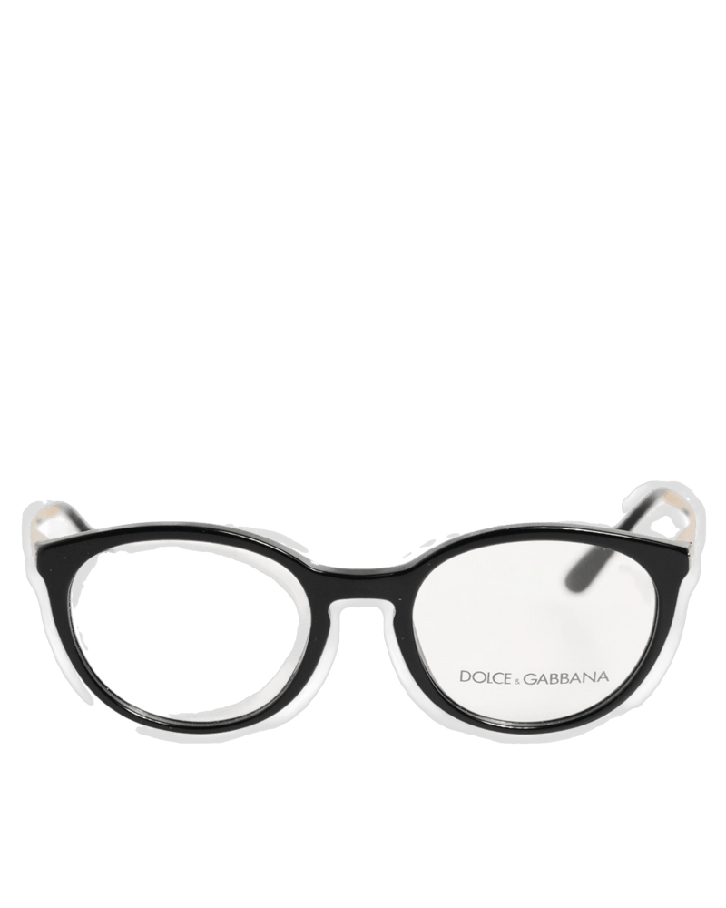 Dolce & Gabbana Black Acetate Cat Eye Frame Eyeglass Reading Glass Eyeglasses