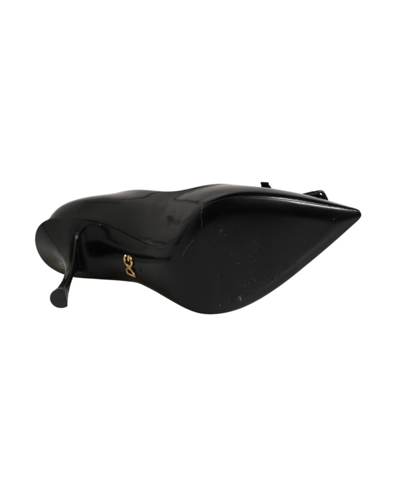 Dolce & Gabbana Black Bag Embellished Heels Glam Steals
