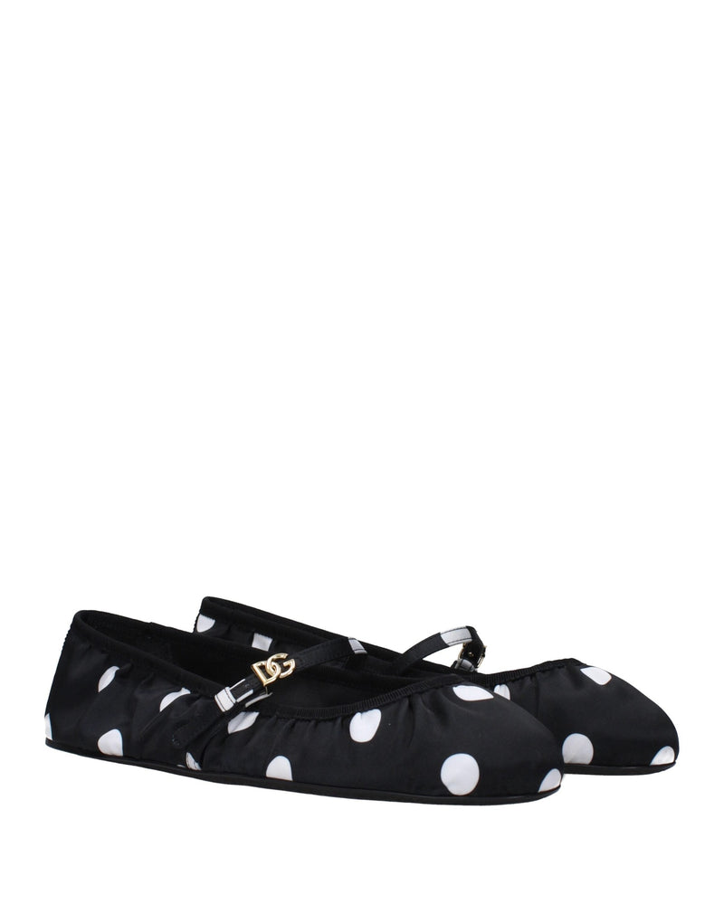 Dolce & Gabbana Black Ballet Flats Glam Steals
