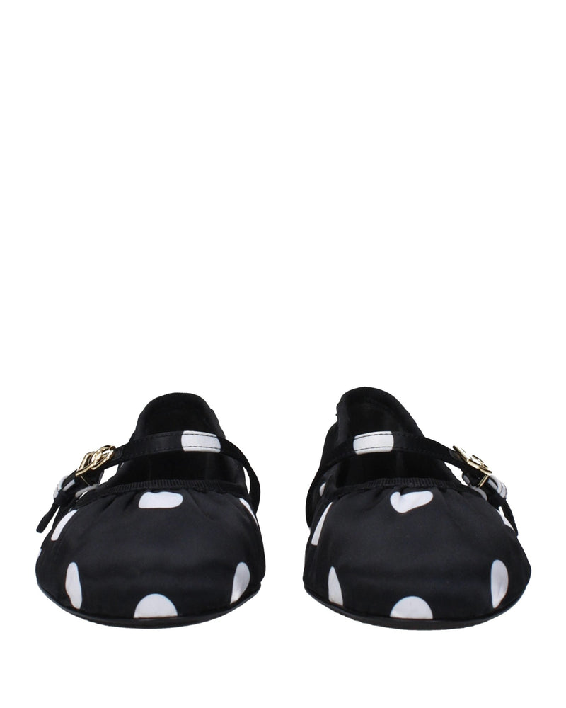 Dolce & Gabbana Black Ballet Flats Glam Steals