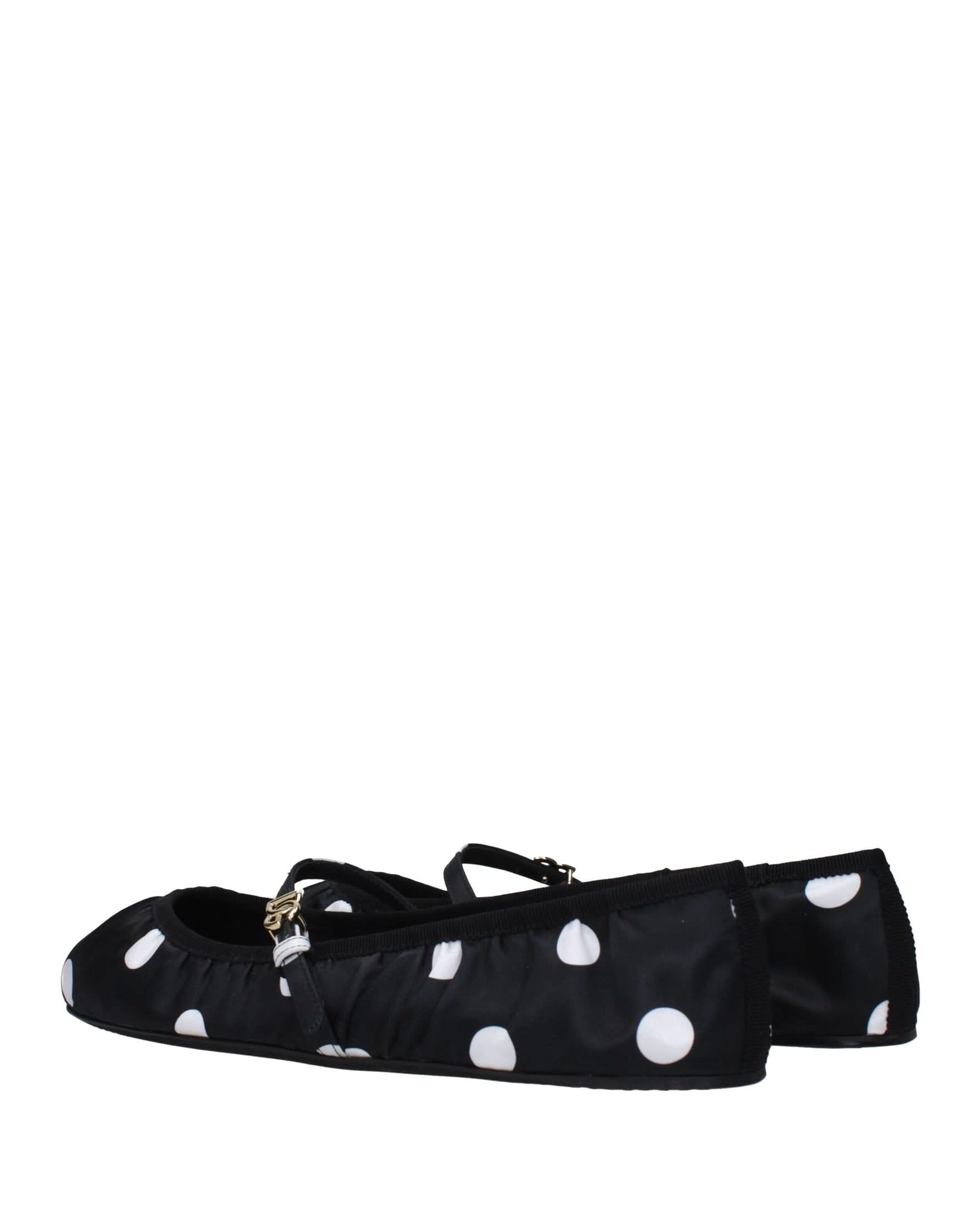 Dolce & Gabbana Black Ballet Flats Flats