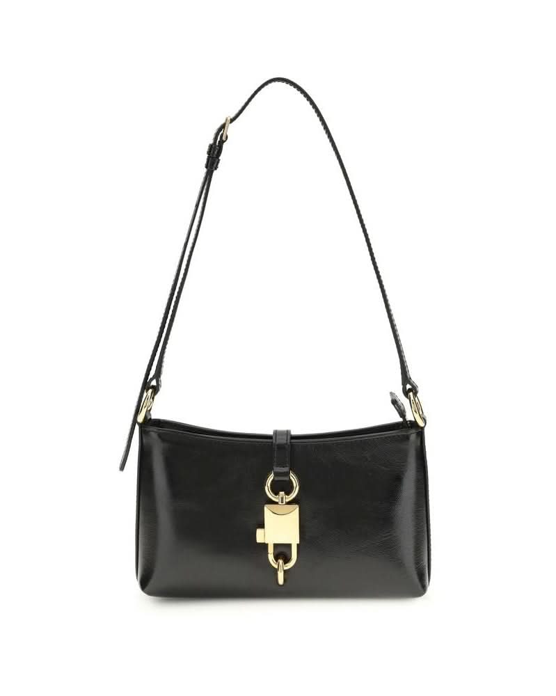 Dolce & Gabbana Black Calf Leather Bos Taurus Shoulder Bag 