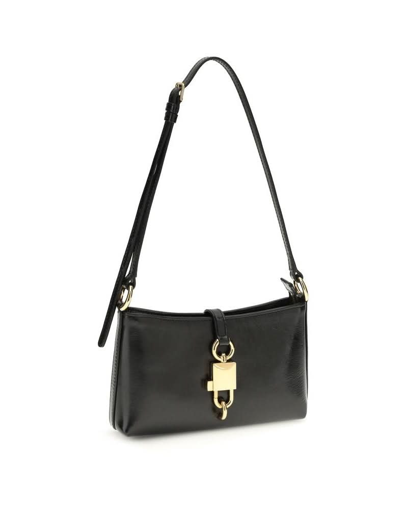 Dolce & Gabbana Black Calf Leather Bos Taurus Shoulder Bag 