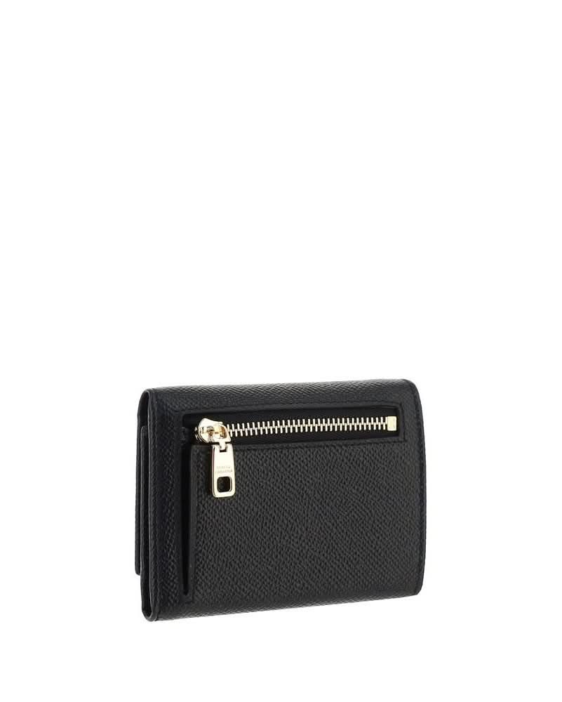 Dolce & Gabbana Black Calf Leather Bos Taurus Wallet 