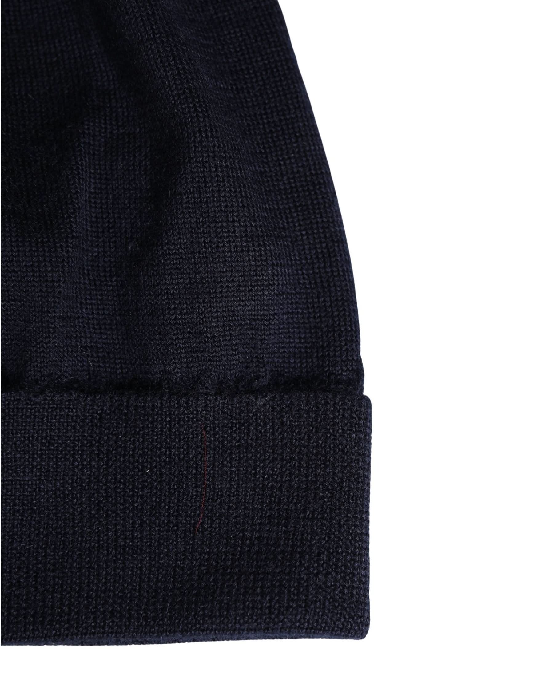Dolce & Gabbana Black Cashmere Knitted Winter Beanie Hat 