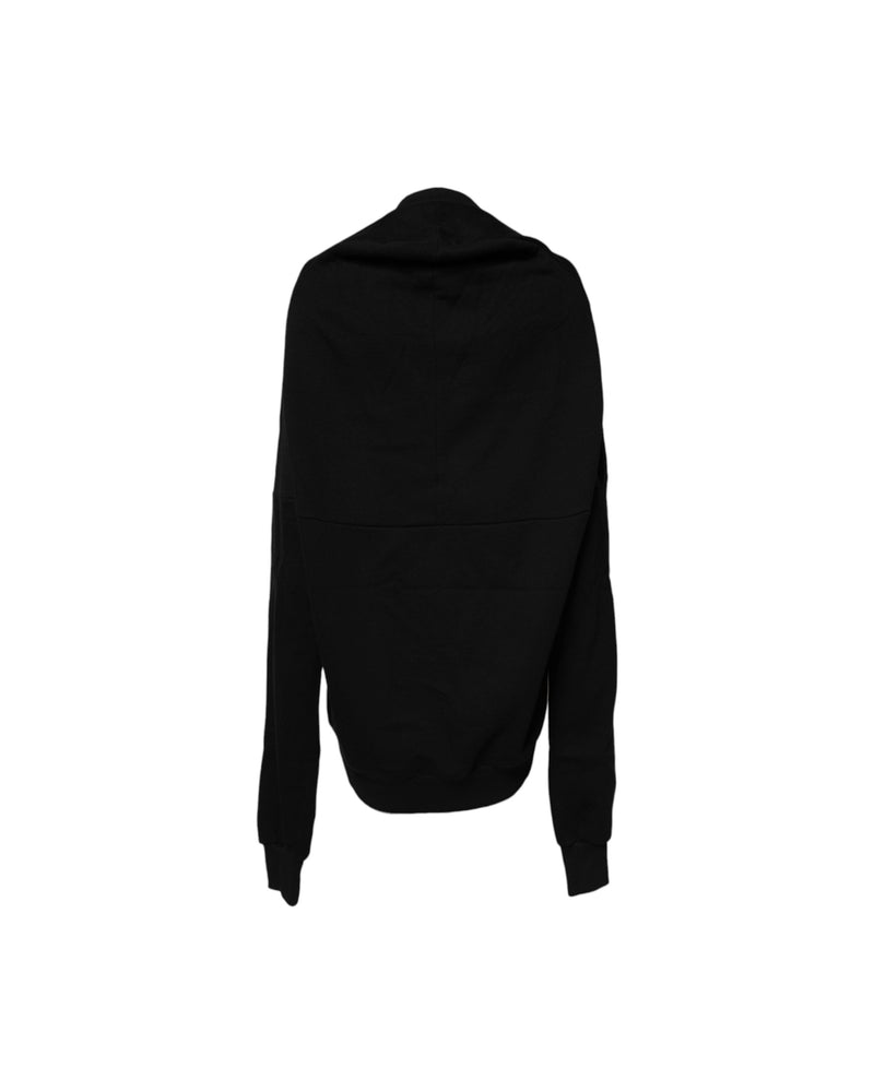 Dolce & Gabbana Black Cotton Crew Neck Sweatshirt Sweater Glam Steals