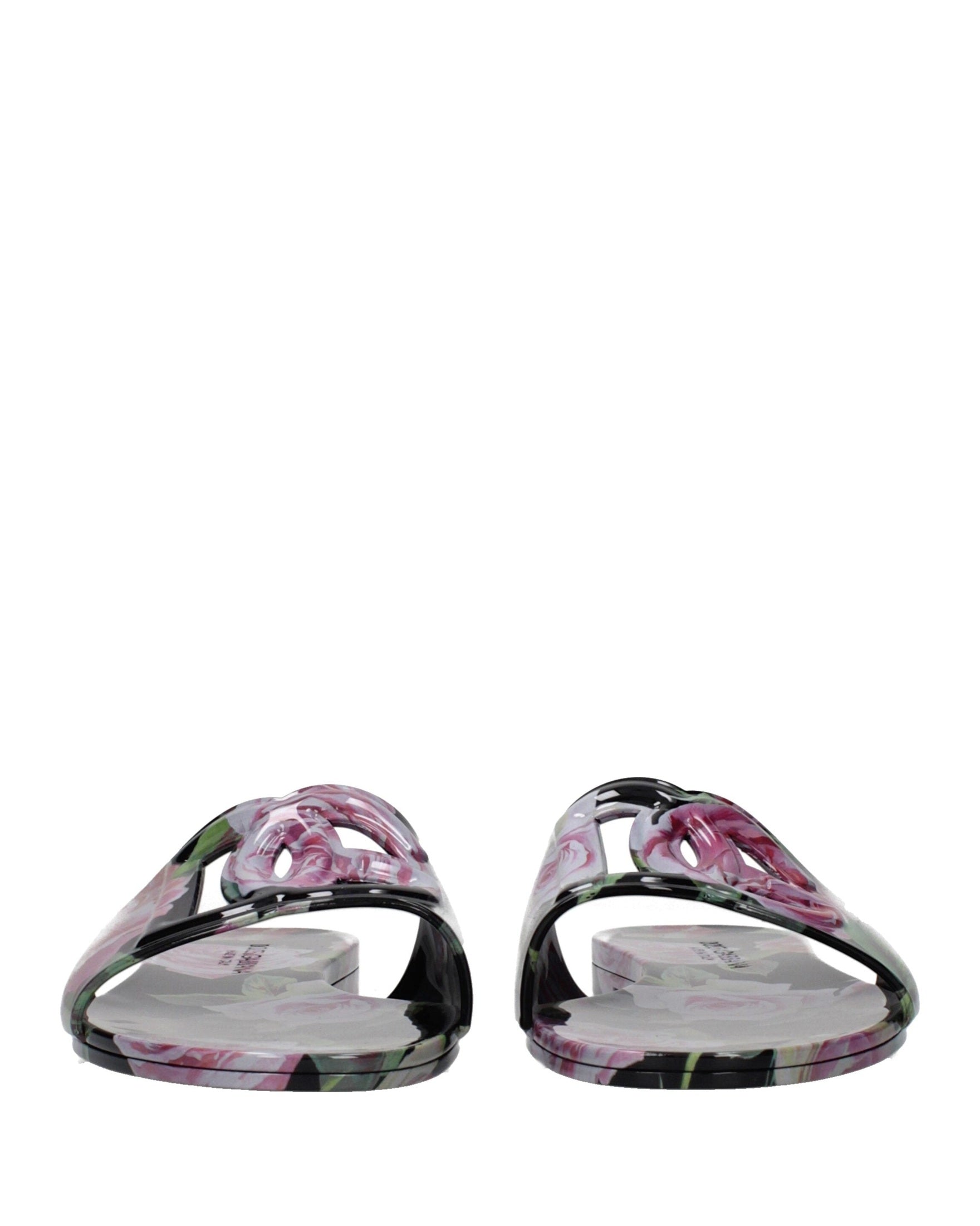 Dolce & Gabbana Black Cotton Slippers Glam Steals