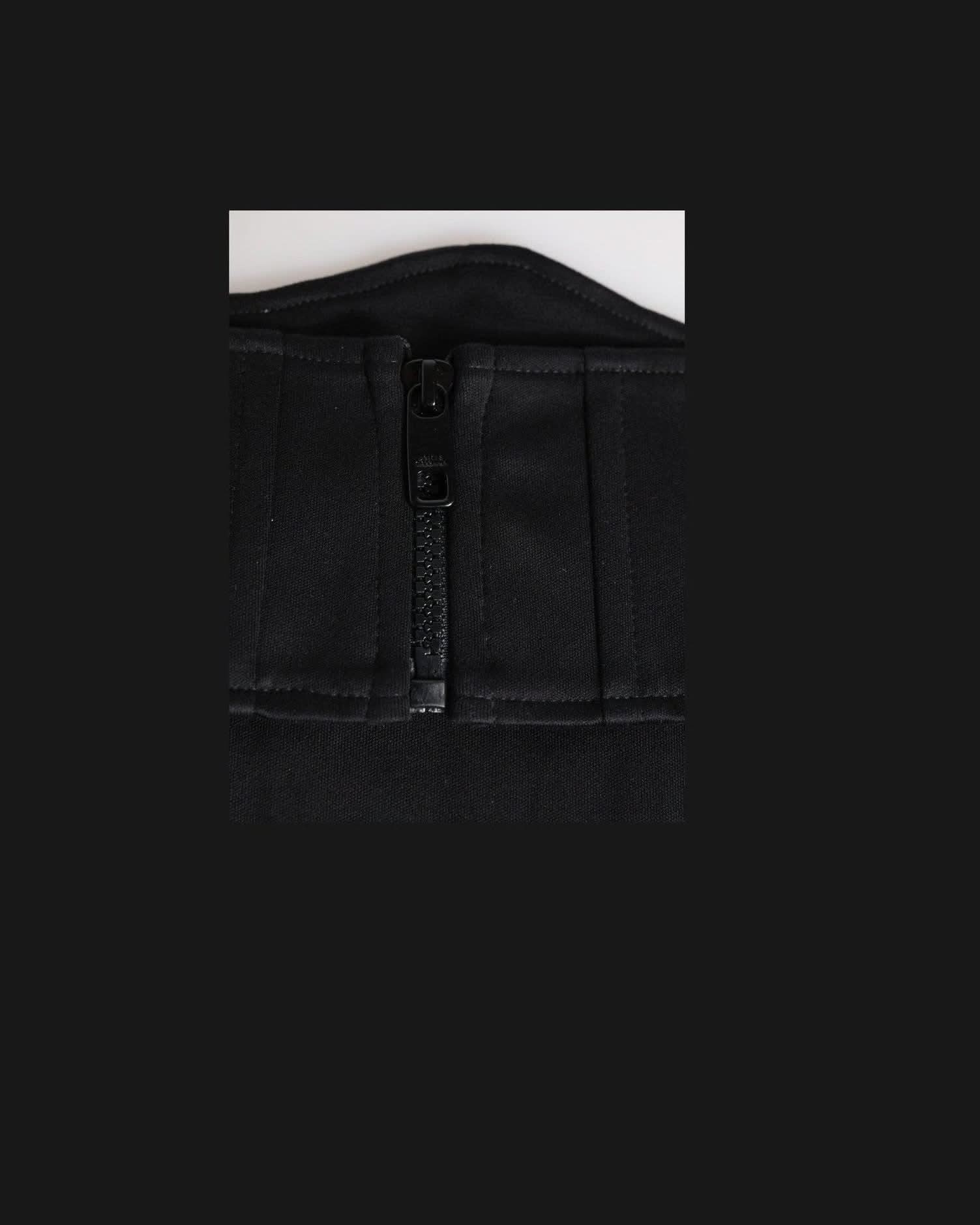 Dolce & Gabbana Black Cotton Waist Tuxedo Belt Cummerbund Belts