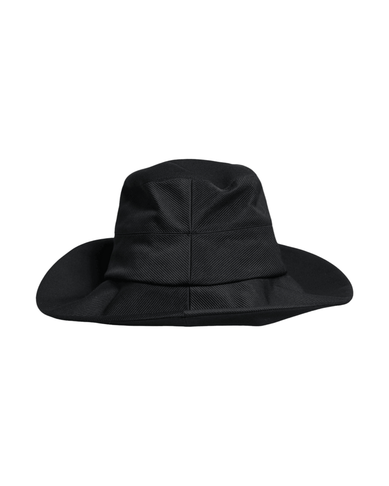 Dolce & Black Gabbana Cotton Wide Brim Fedora Hat Glam Steals