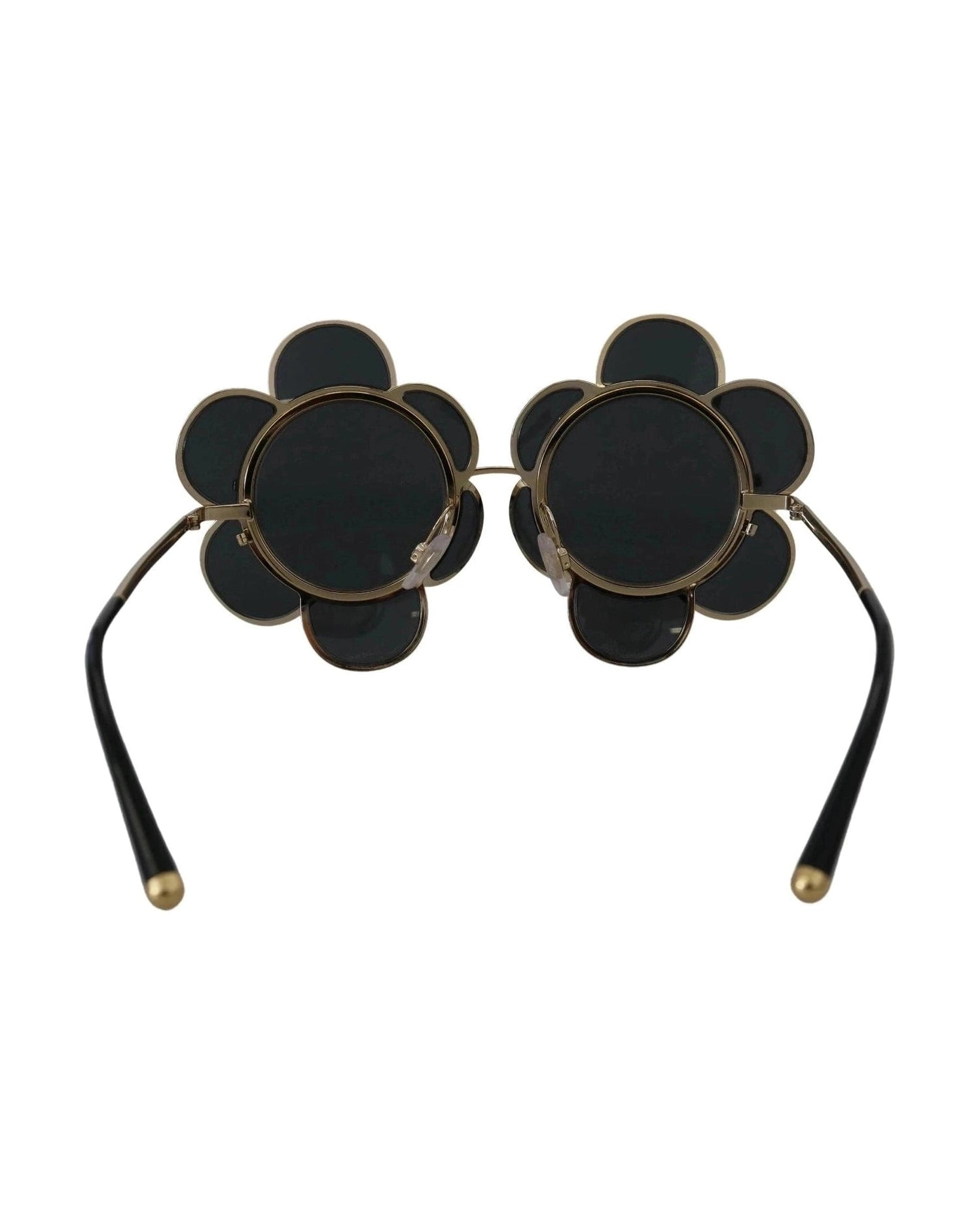 Dolce & Gabbana Black Dg2201 Lens Gold Frame Limited Edition Sunglasses Glam Steals