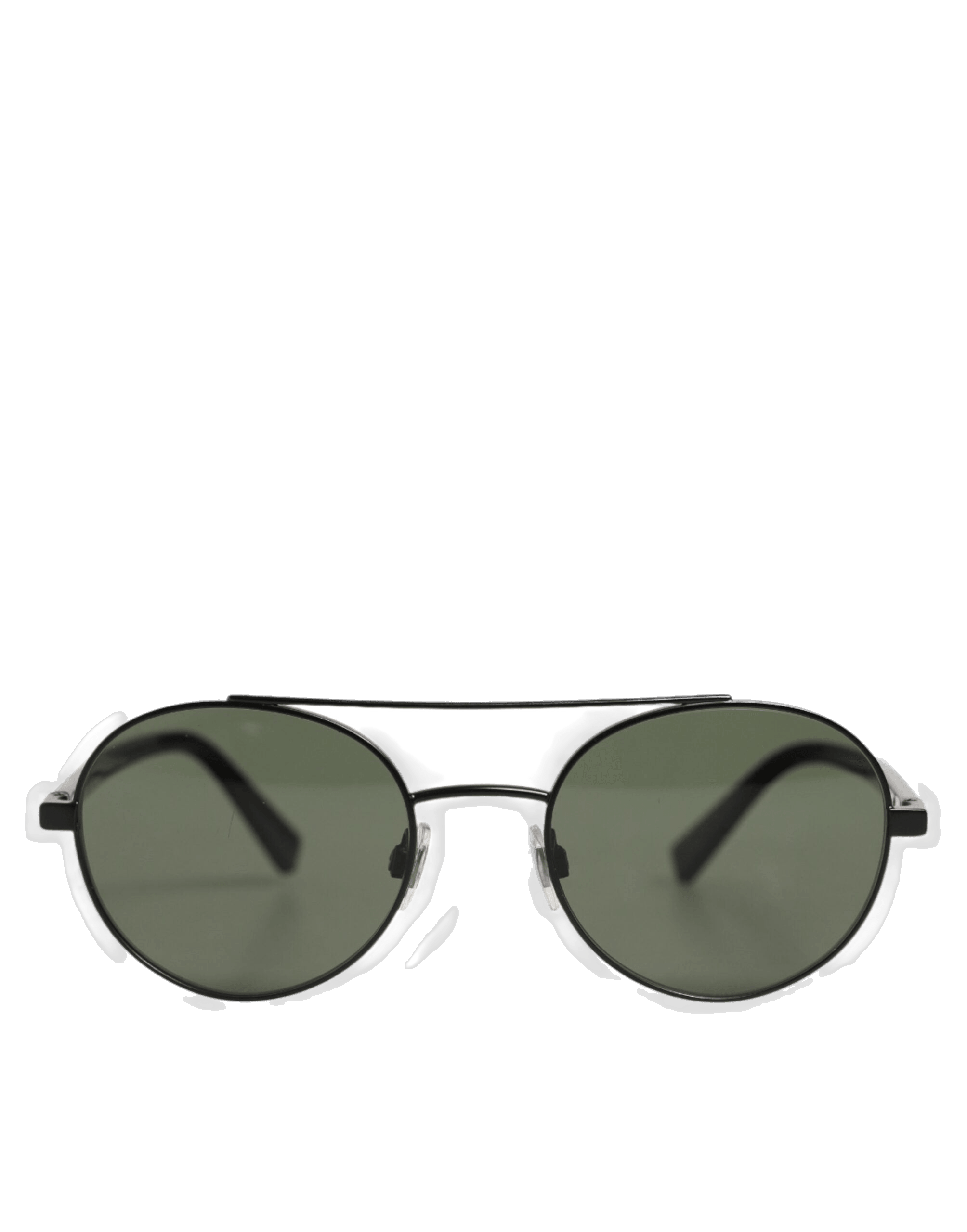 Dolce & Gabbana Black Dg2245 Matte Steel Frame Gray Lens Sunglasses Glam Steals