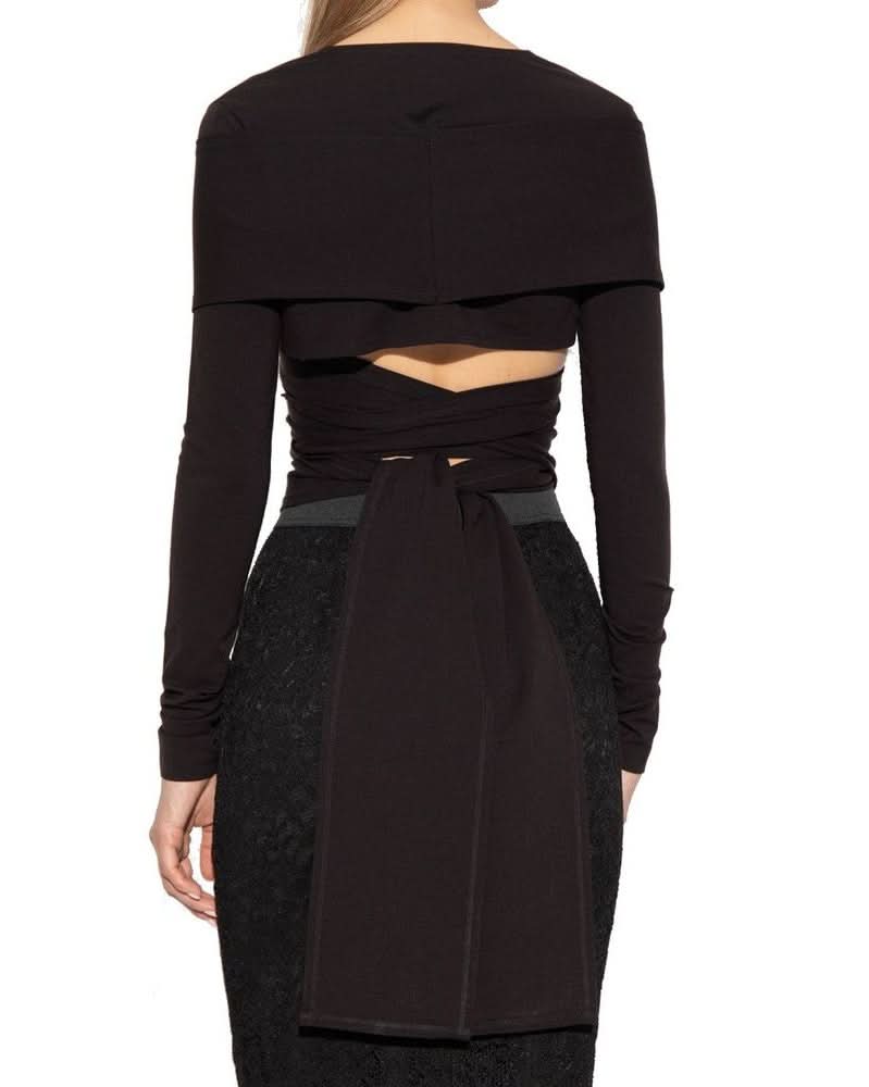 Dolce & Gabbana Black Elastane Tank Top Glam Steals