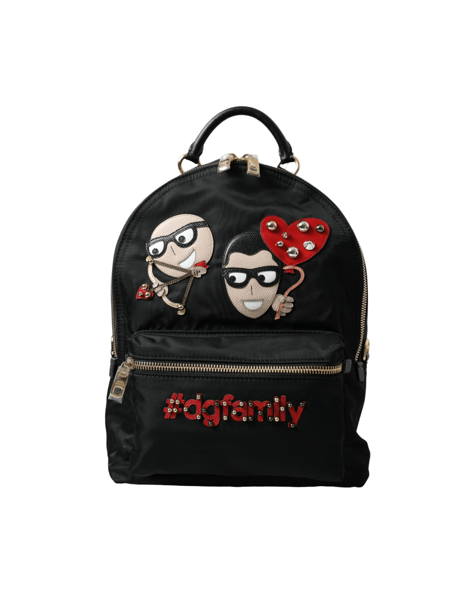Dolce & Gabbana Black Elegant Embellished Backpack Glam Steals