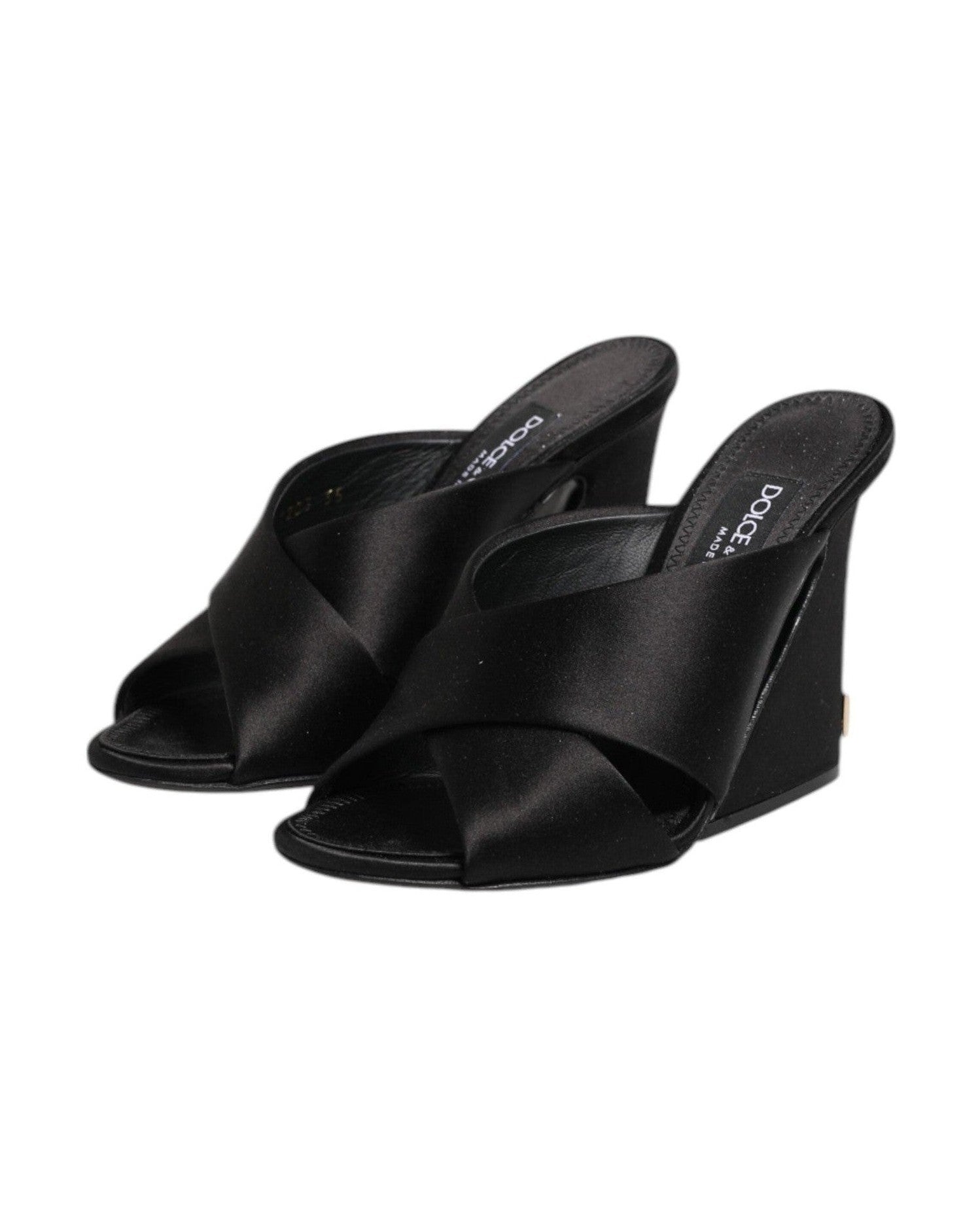 Dolce & Gabbana Black Keira Baroque High Heel Sandals Shoes Glam Steals
