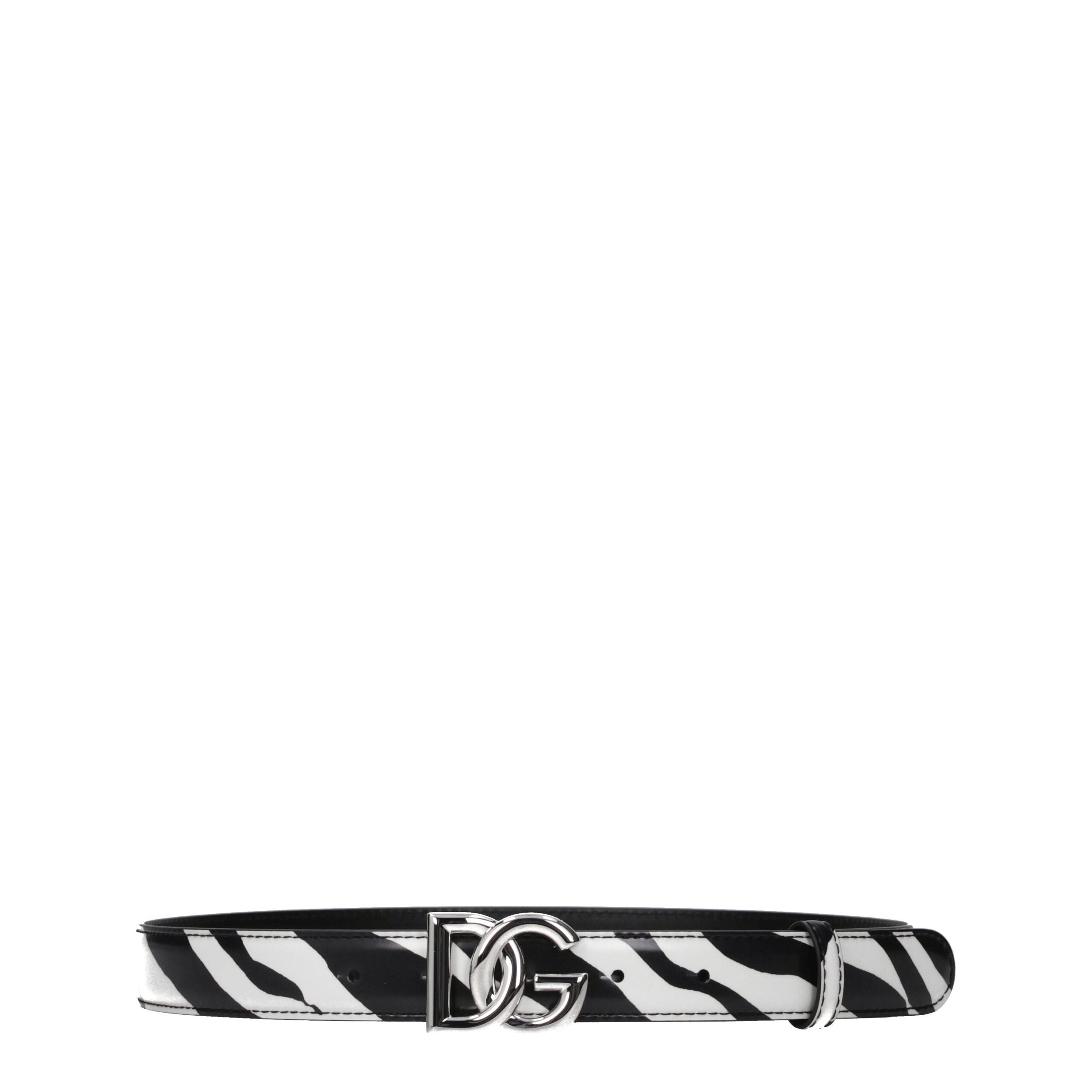 Dolce & Gabbana Black Leather Belts Glam Steals