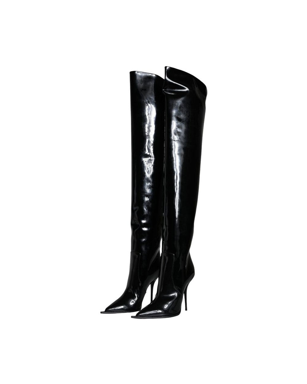 Dolce & Gabbana Black Leather Boots Glam Steals