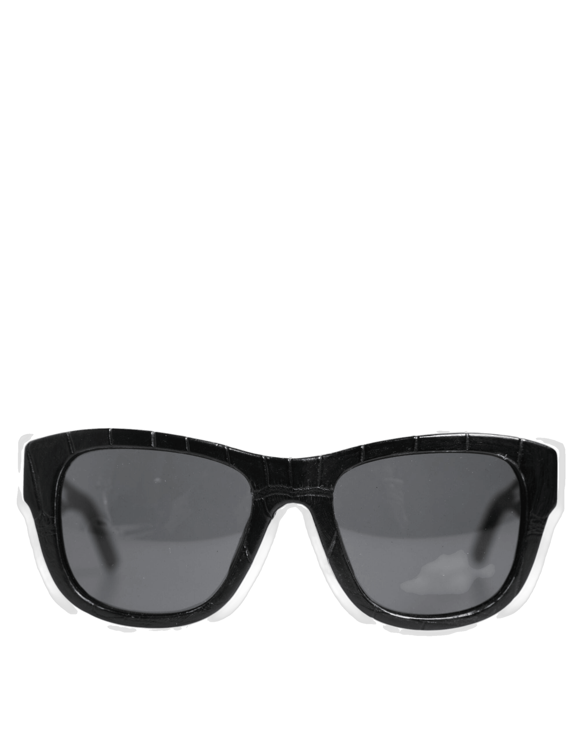Dolce & Gabbana Black Leather Dg4177 Frame Tinted Lens Sunglasses Glam Steals