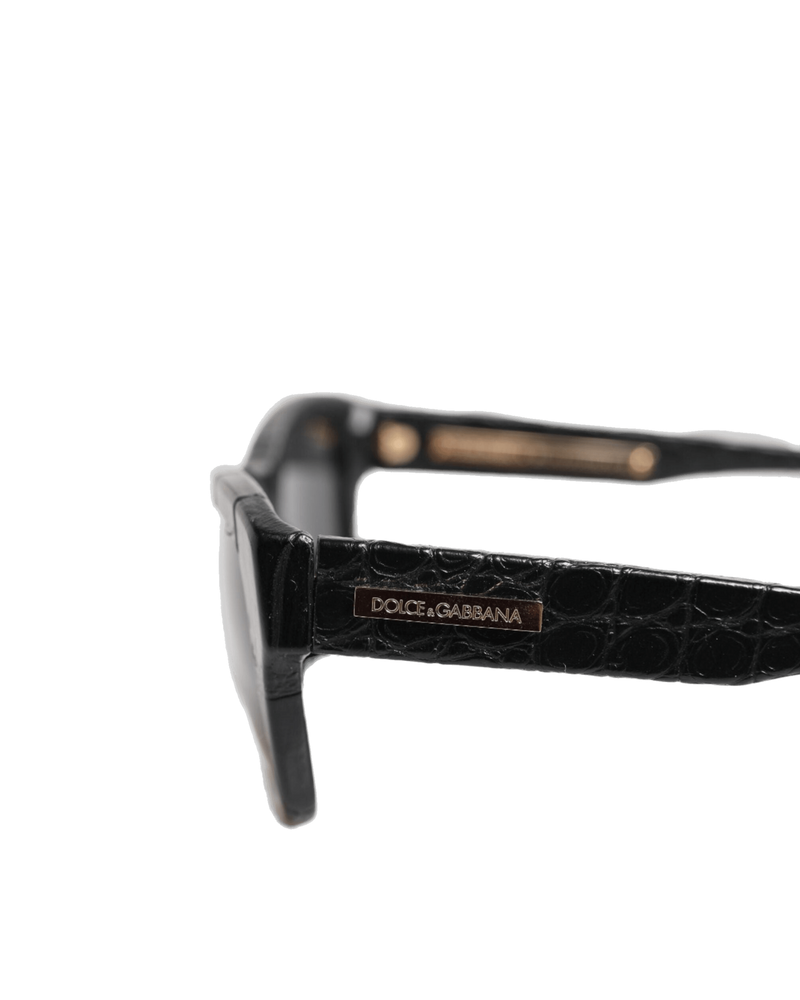 Dolce & Black Gabbana Leather Dg4177 Frame Tinted Lens Sunglasses Glam Steals