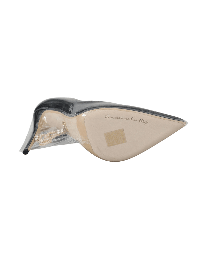 Dolce & Gabbana Black Leather Heels Glam Steals