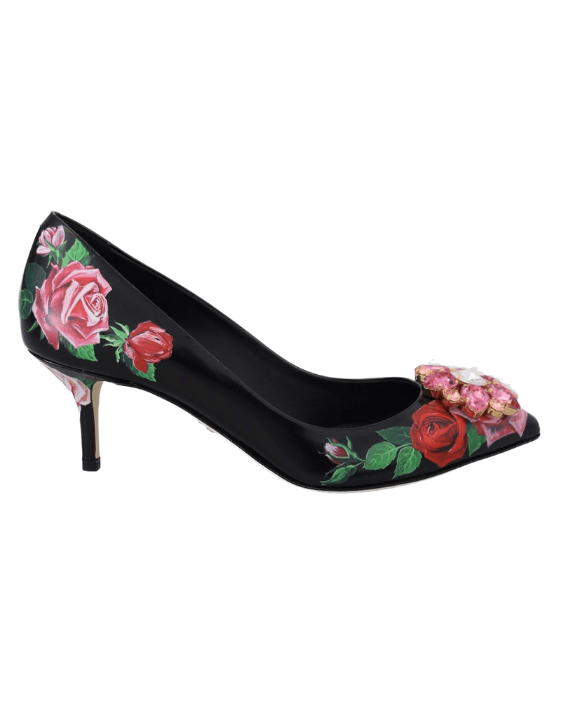 Dolce & Gabbana Black Leather Pump Glam Steals