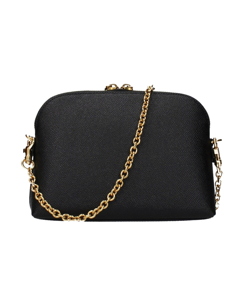 Dolce & Gabbana Black Leather Shoulder Bag Glam Steals