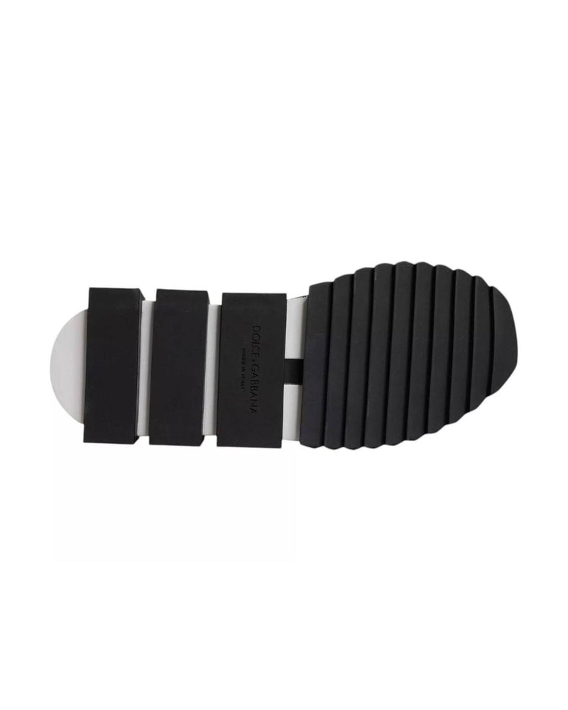 Dolce & Gabbana Black Mesh Sorrento Trekking Sneakers Shoes Glam Steals