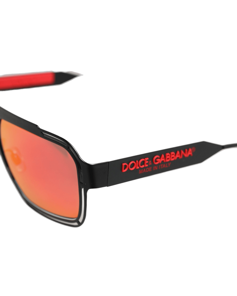 Dolce & Black Gabbana Metal Pilot Frame Shades Eyewear Sunglasses Glam Steals