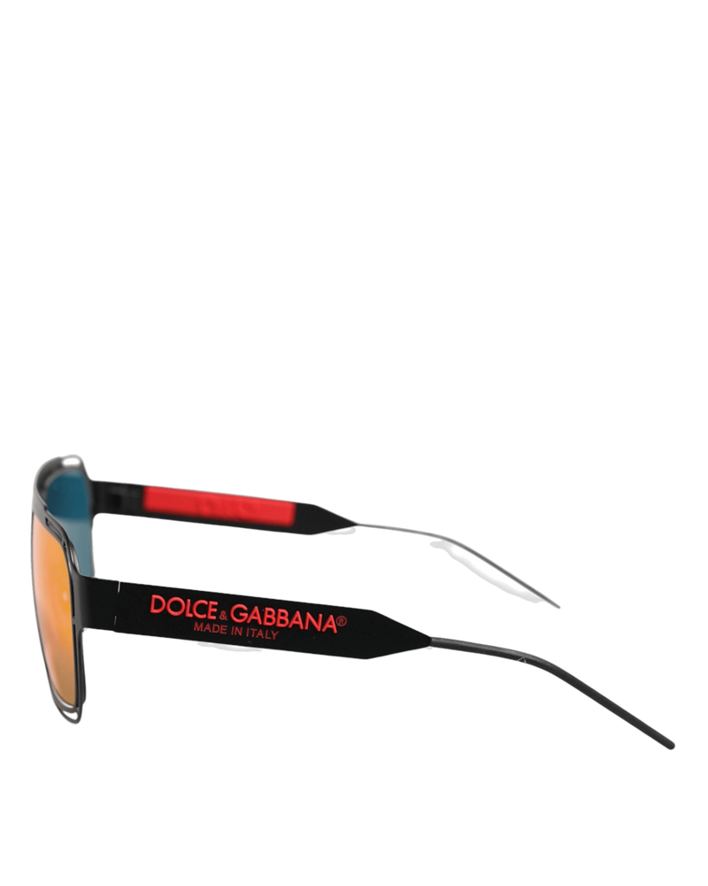 Dolce & Black Gabbana Metal Pilot Frame Shades Eyewear Sunglasses Glam Steals
