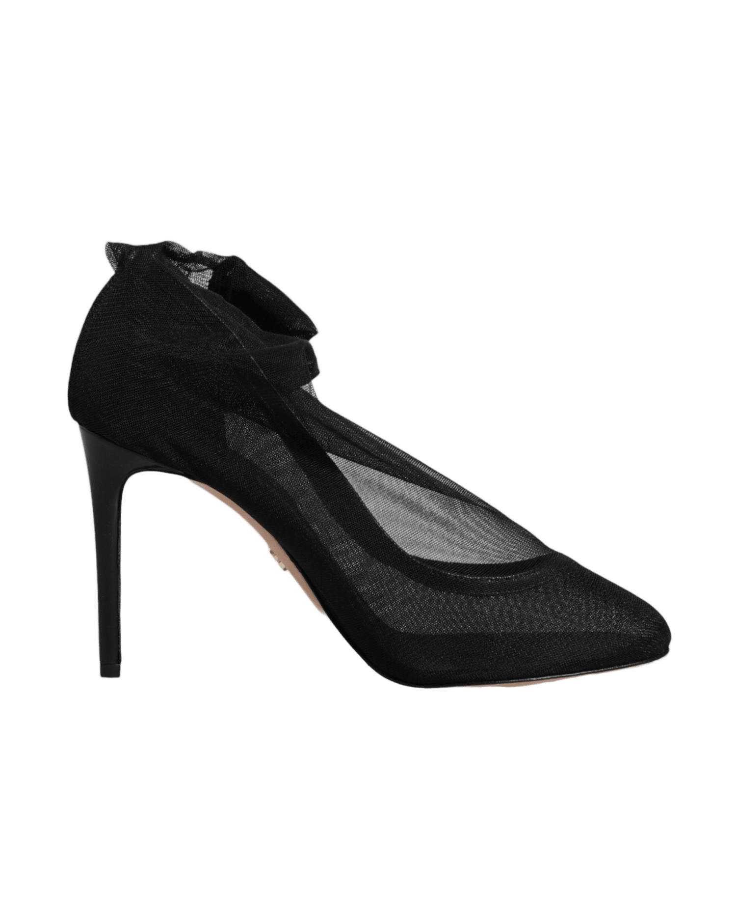 Dolce & Gabbana Black Nylon Mesh Sock Style Boots Shoes Boots