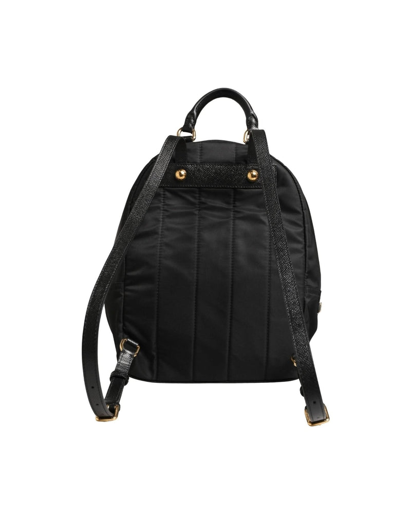 Dolce & Gabbana Black Nylon Vulcano Backpack 