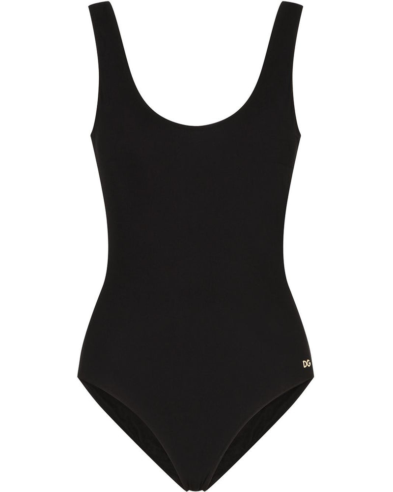 Dolce & Gabbana Black One Piece Swimsuit Beachwear & underwear
