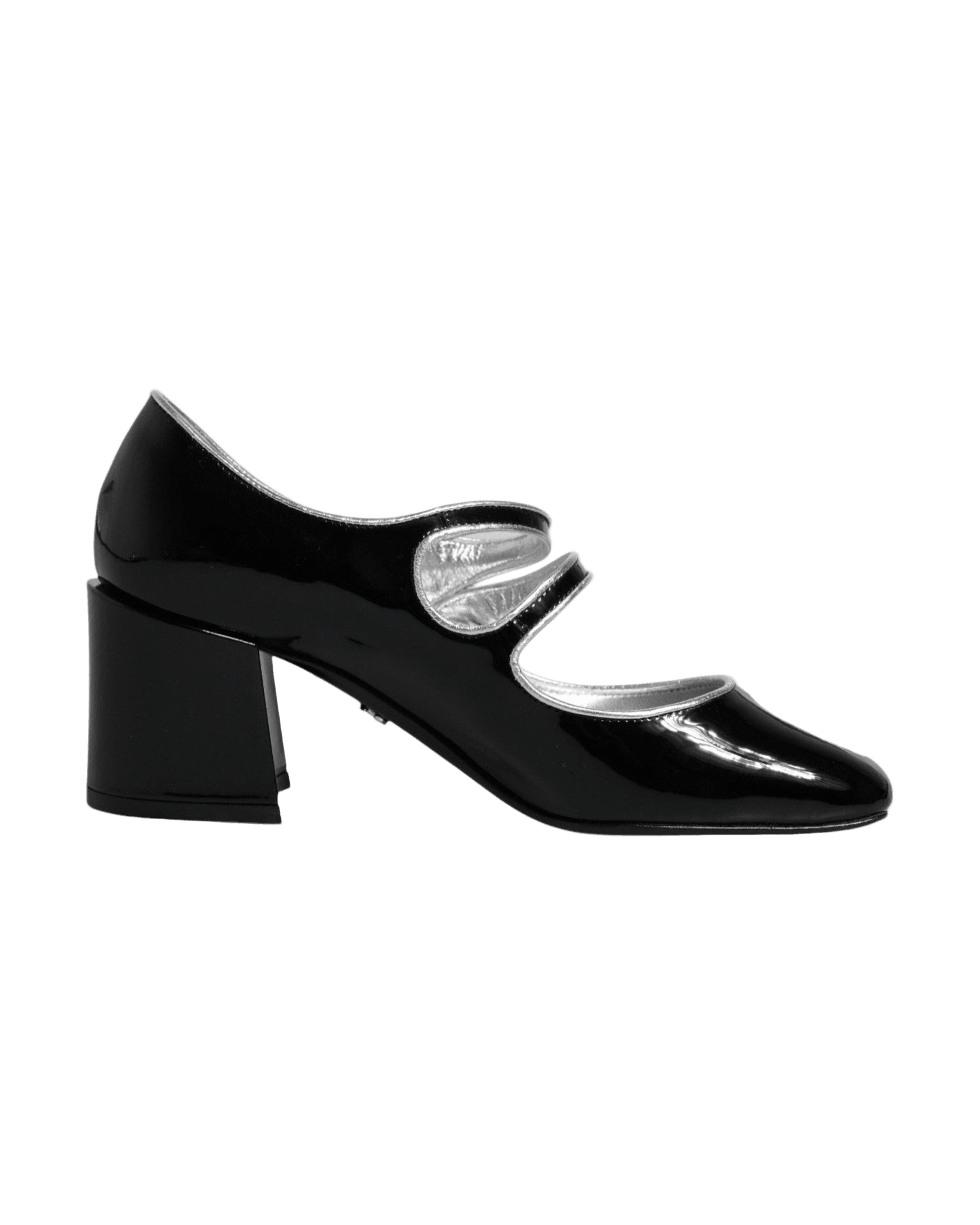 Dolce & Gabbana Black Patent Leather Crystal Mary Jane Pumps Shoes Glam Steals