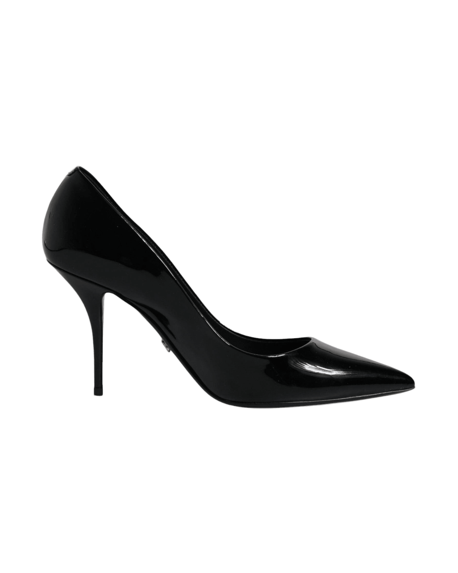 Dolce & Gabbana Black Patent Leather High Heels Pumps Shoes Glam Steals