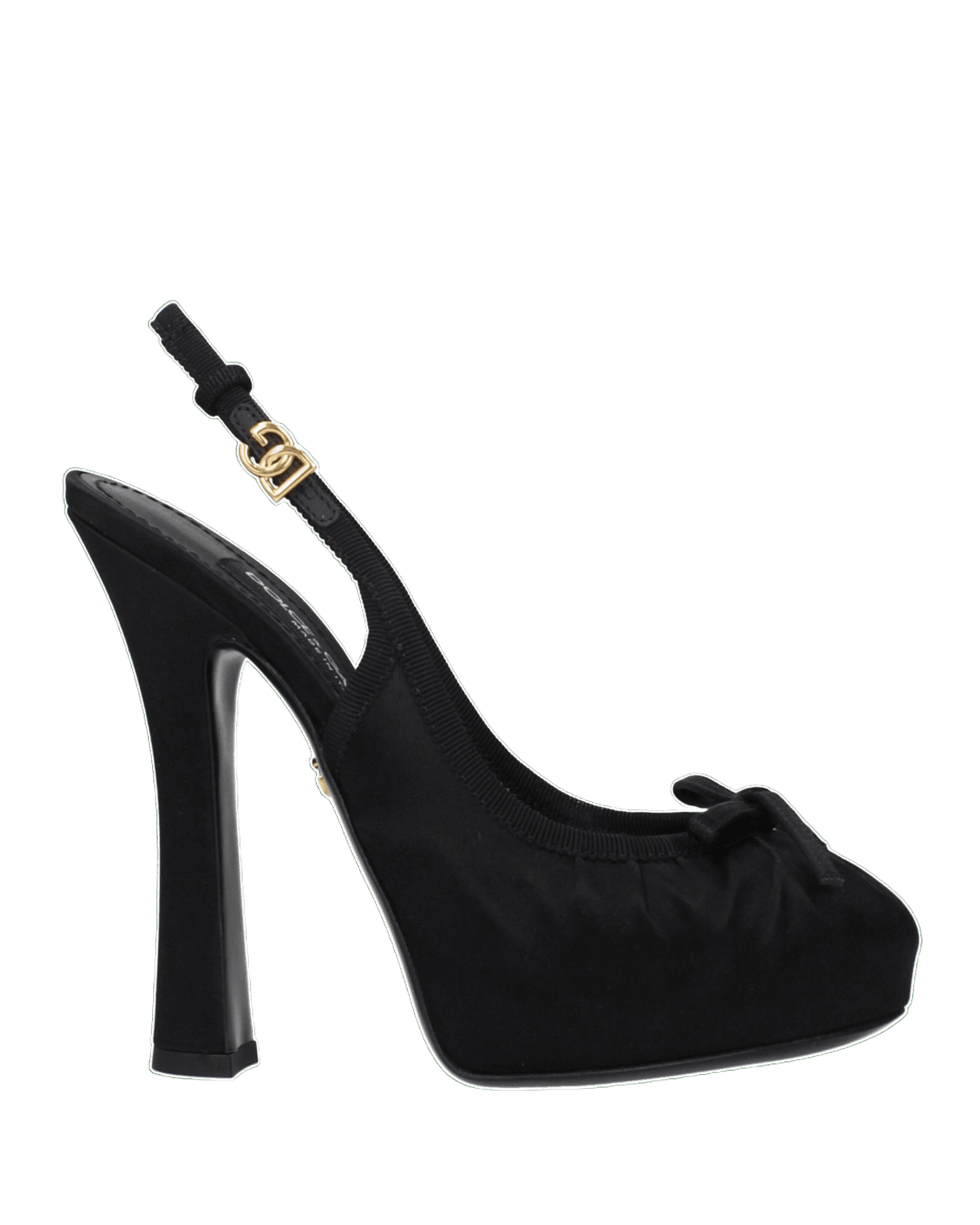 Dolce & Gabbana Black Satin Pumps Glam Steals