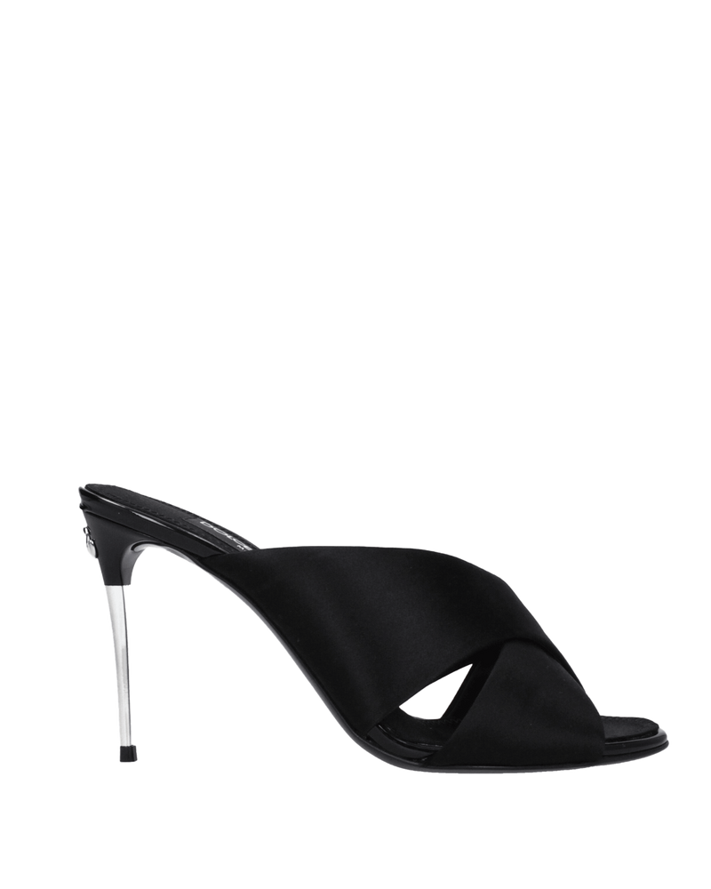 Dolce & Black Gabbana Satin And Stiletto Heels Sandals Glam Steals