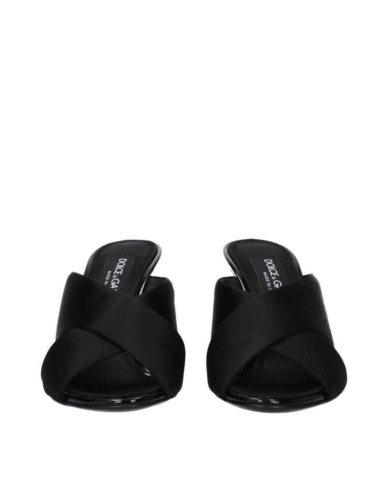 Dolce & Black Gabbana Satin And Stiletto Heels Sandals Glam Steals