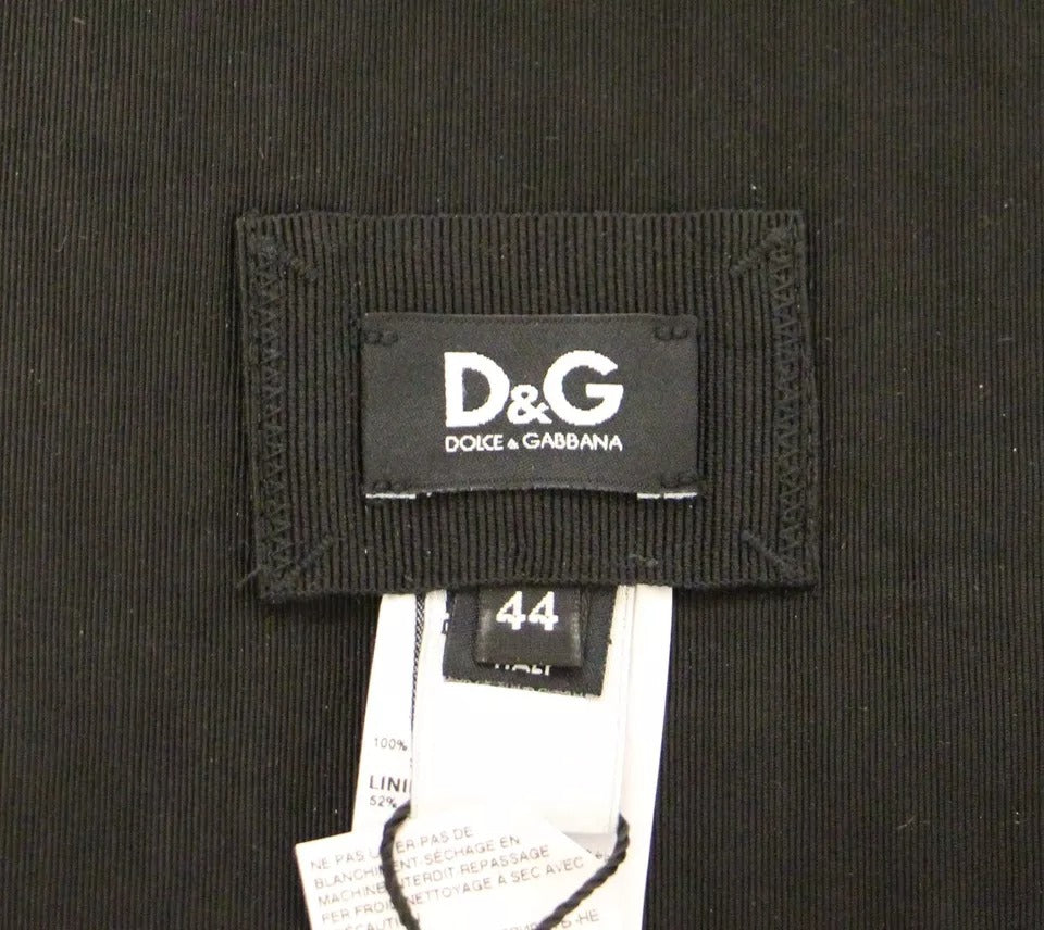 Dolce & Gabbana Black Silk Womens Waist Cummerbund Glam Steals
