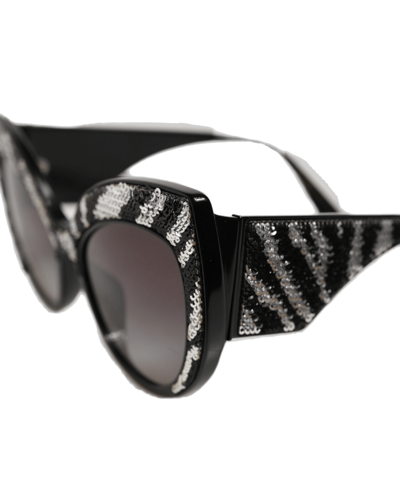 Dolce & Black Gabbana Sequin Butterfly Polarized Sunglasses Glam Steals