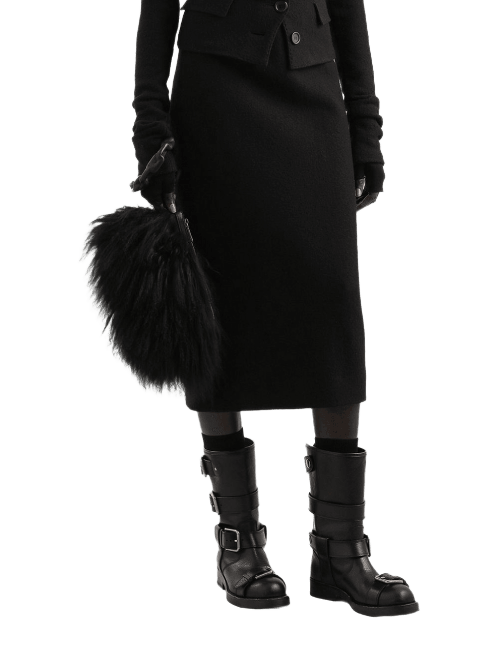 Dolce & Gabbana Black Skirt Glam Steals