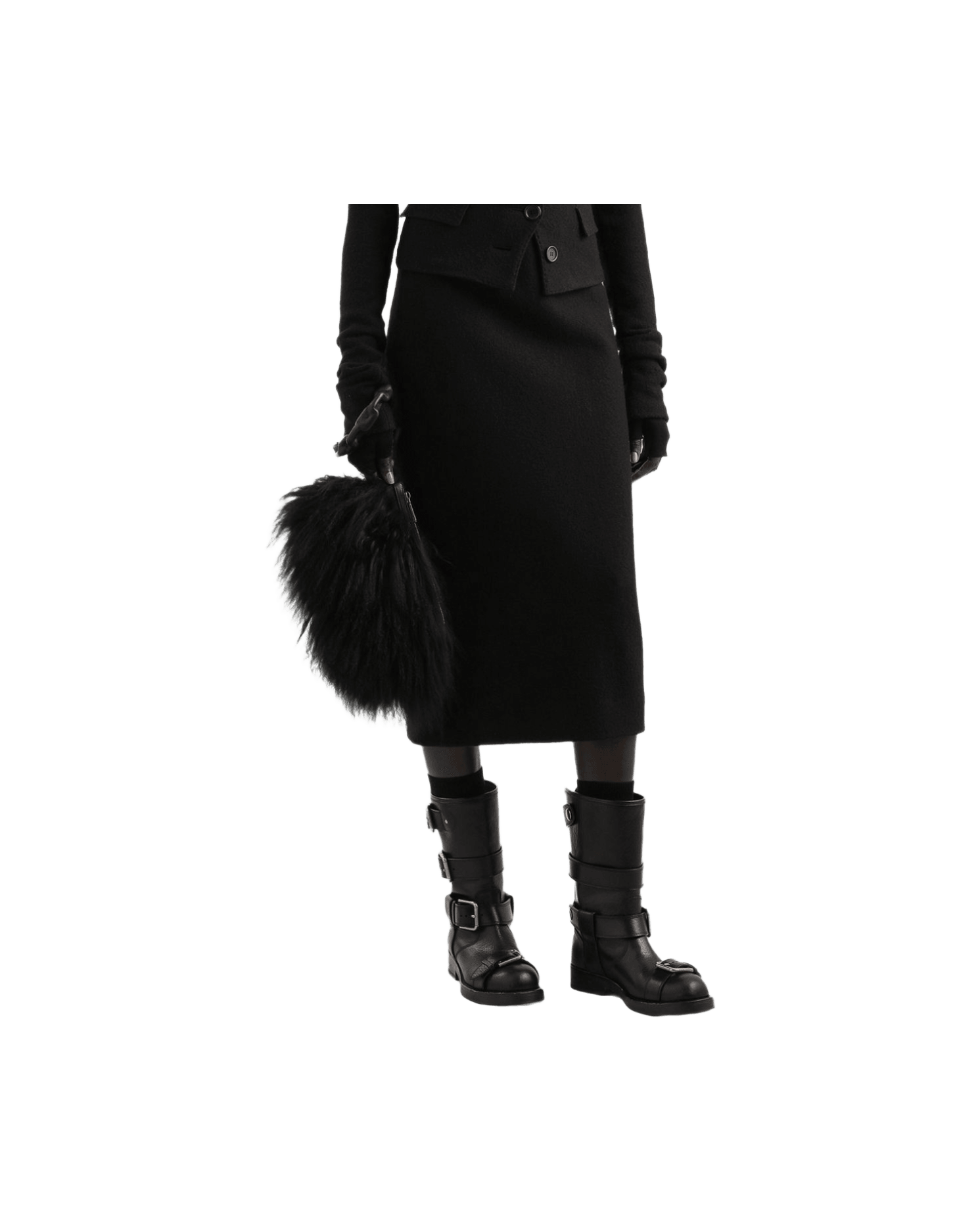 Dolce & Gabbana Black Skirt Glam Steals
