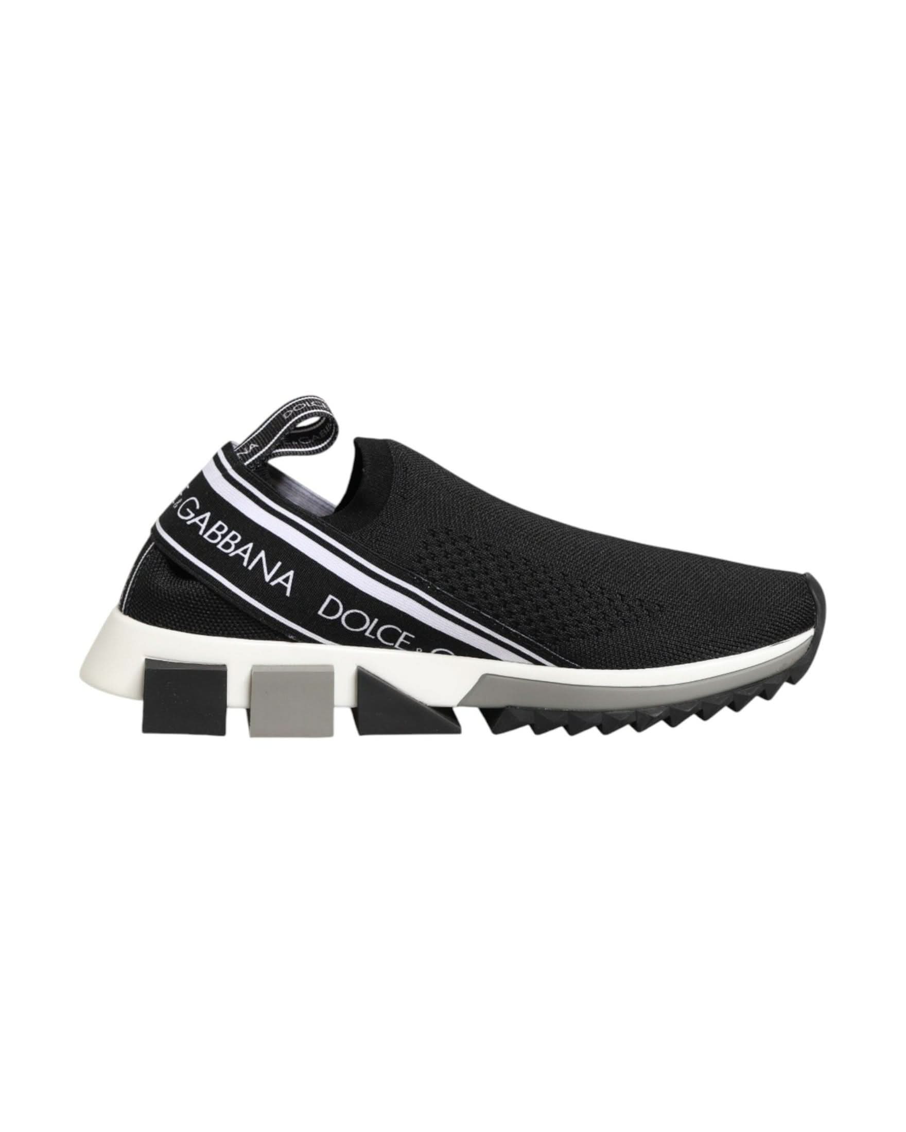 Dolce & Gabbana Black Slip On Sorrento Low Top Sneakers Glam Steals