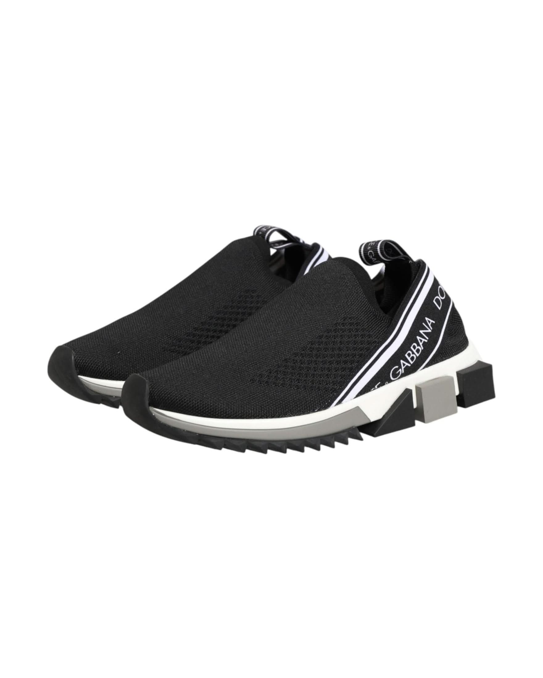Dolce & Gabbana Black Slip On Sorrento Low Top Sneakers Glam Steals