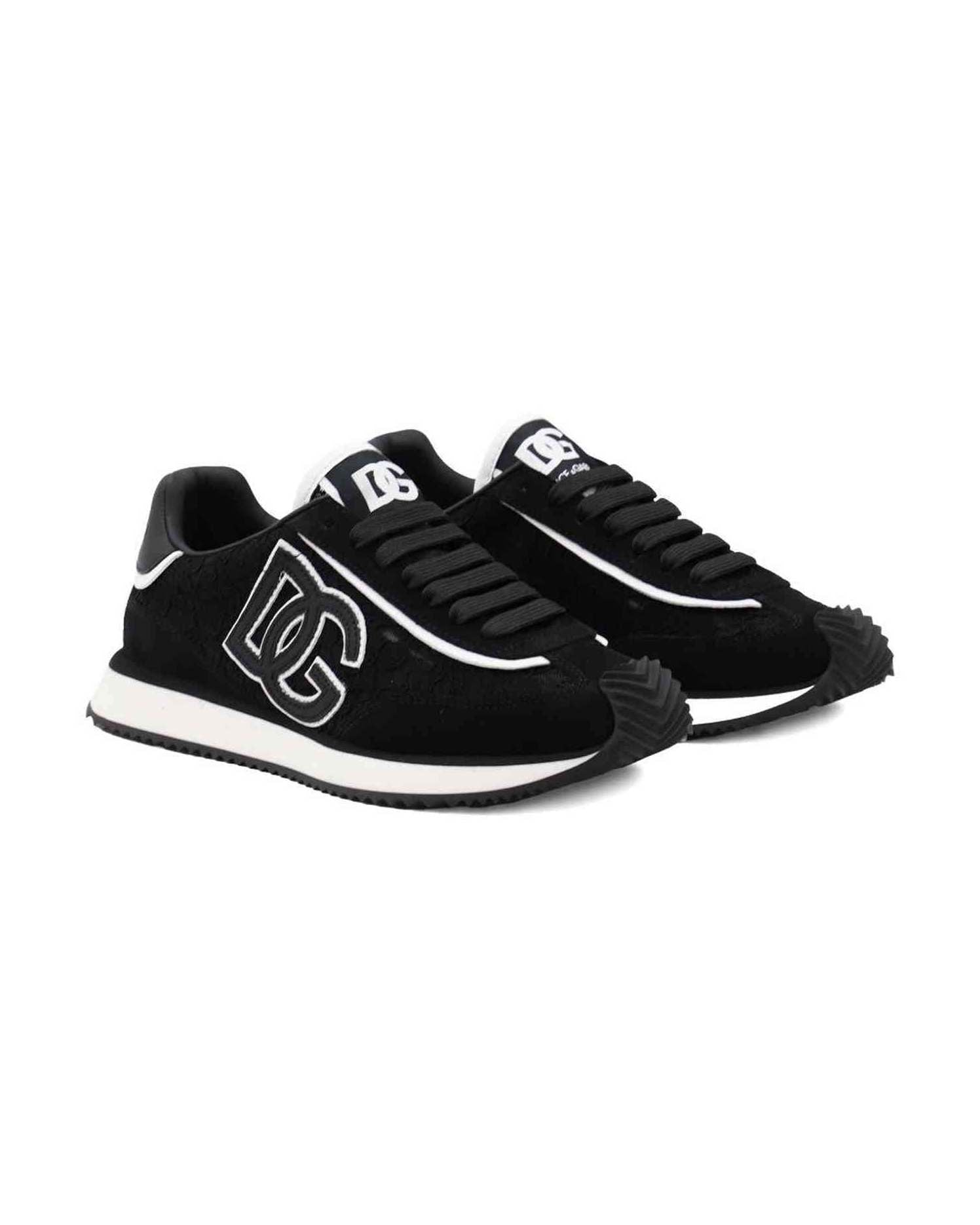 Dolce & Gabbana Black Sneakers Glam Steals