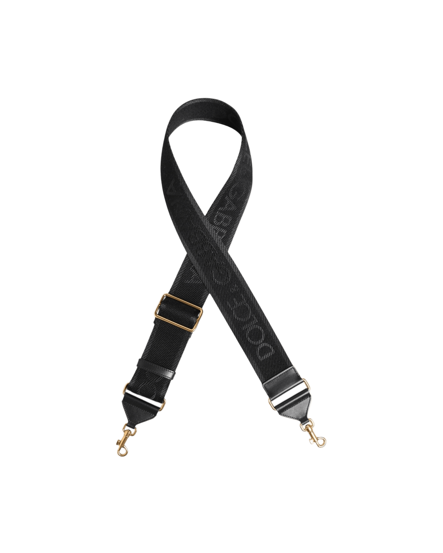 Dolce & Gabbana Black Solid Viscose Bag Shoulder Strap Glam Steals
