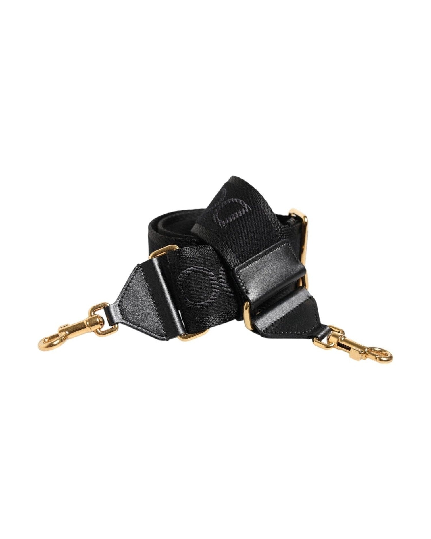 Dolce & Gabbana Black Solid Viscose Bag Shoulder Strap Glam Steals