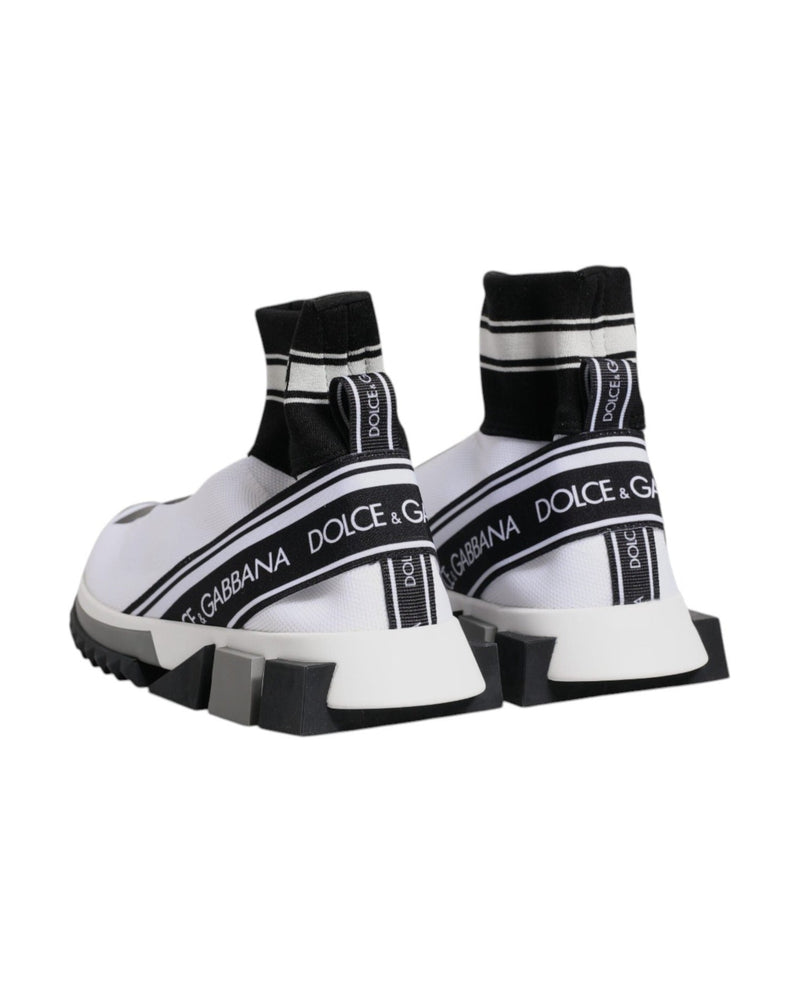 Dolce & Gabbana Sorrento Socks Sneakers Black Shoes Glam Steals